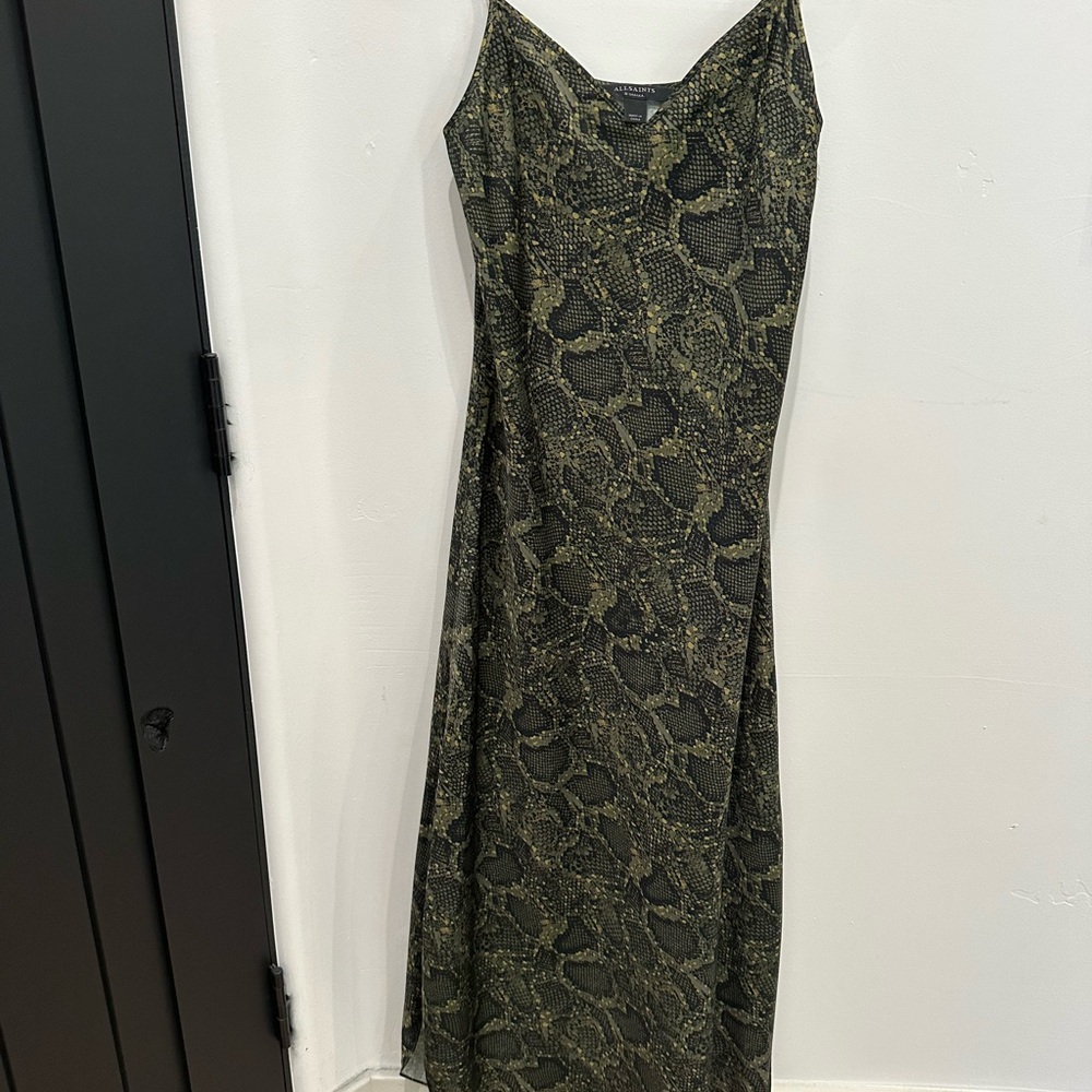 All Saints Snake Print Dress - Picture 2 of 6